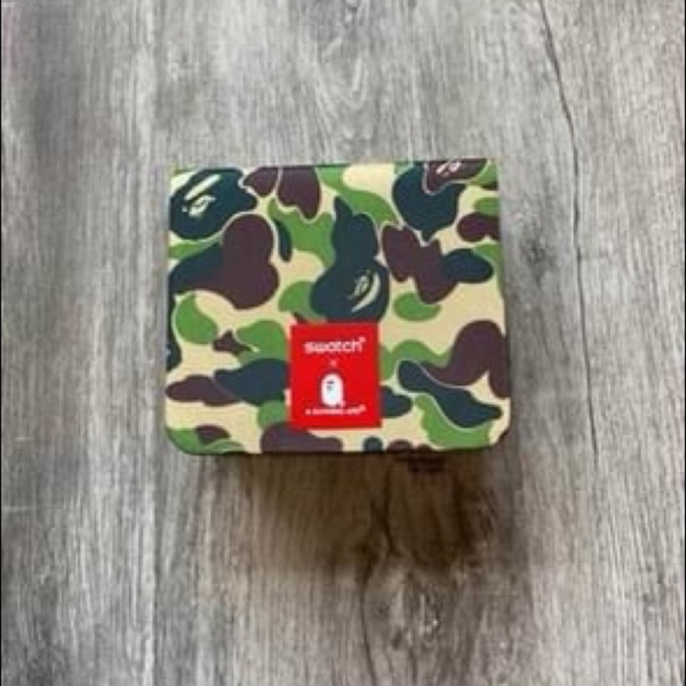 Swatch X Bape Tokyo Gray Multi Camo